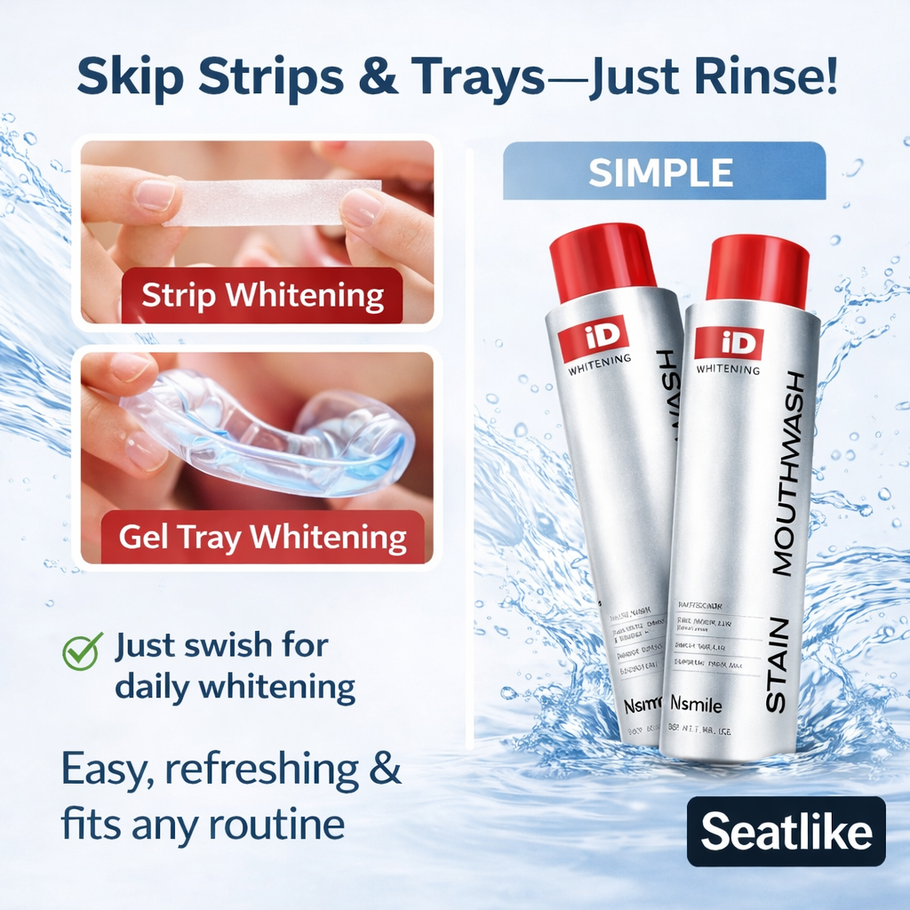 Whitening Mouthwash | Fresh Breath & Brighter-Looking Smile-A