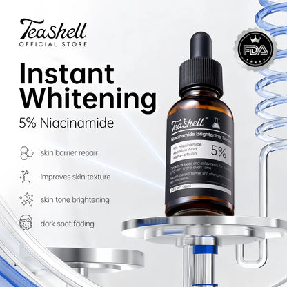 【JMCY × Teashell】Whitening Serum 5% Niacinamide🌿|Reduces Dark Spots, Brightens Skin,  Suitable for Sensitive Skin-918