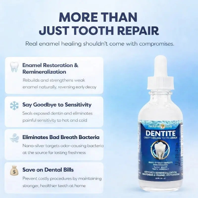 Dentite Tooth Armor Daily Oral Care for Sensitive Teeth & Anti-Cavity Support with Nano Hydroxyapatite & Theobromine Sprays Brush Toothbrush-918