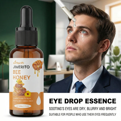 【FallFreshness】Ximonth Jimerito Honey For Eyes, Refreshing, Moisturizing And Soothing Eye Drops For Dry And Astringent Eyes-A