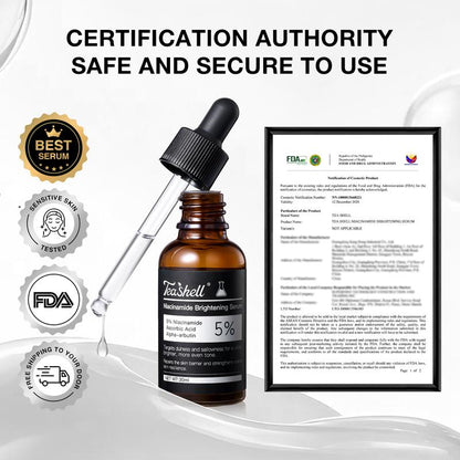 【JMCY × Teashell】Whitening Serum 5% Niacinamide🌿|Reduces Dark Spots, Brightens Skin,  Suitable for Sensitive Skin-918