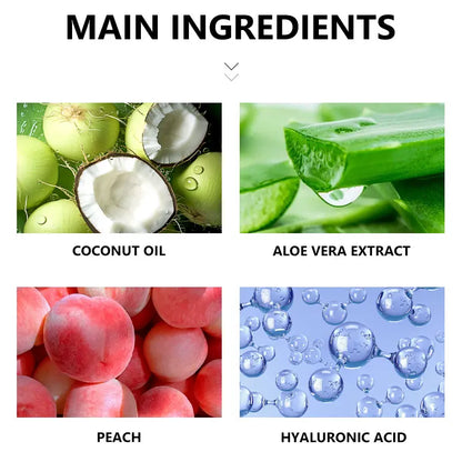 Coconut Depilatory Cream| Fast, Easy Hair Removal for Smooth, Soft-Feeling Skin-A