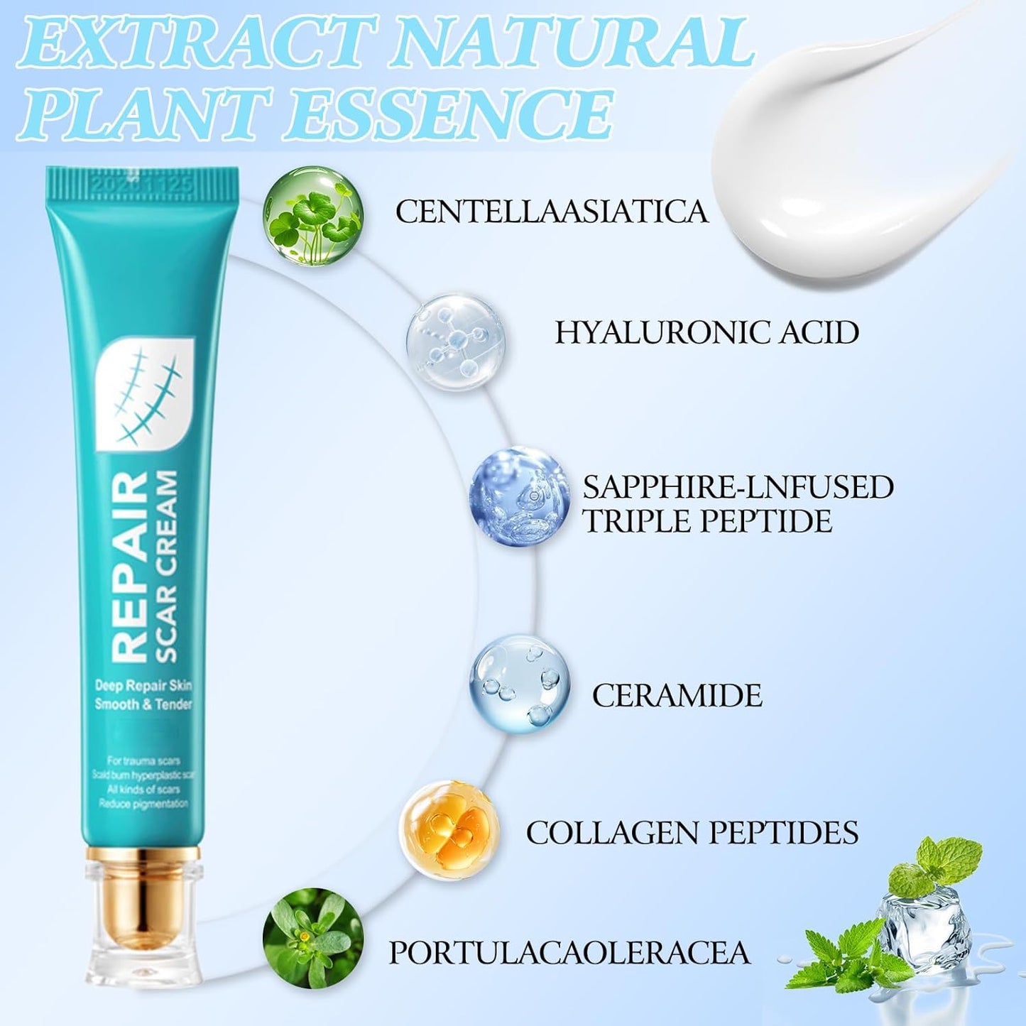 ✨Scar Repair Cream🌿|Treats Old and New Scars, Burns and More-918