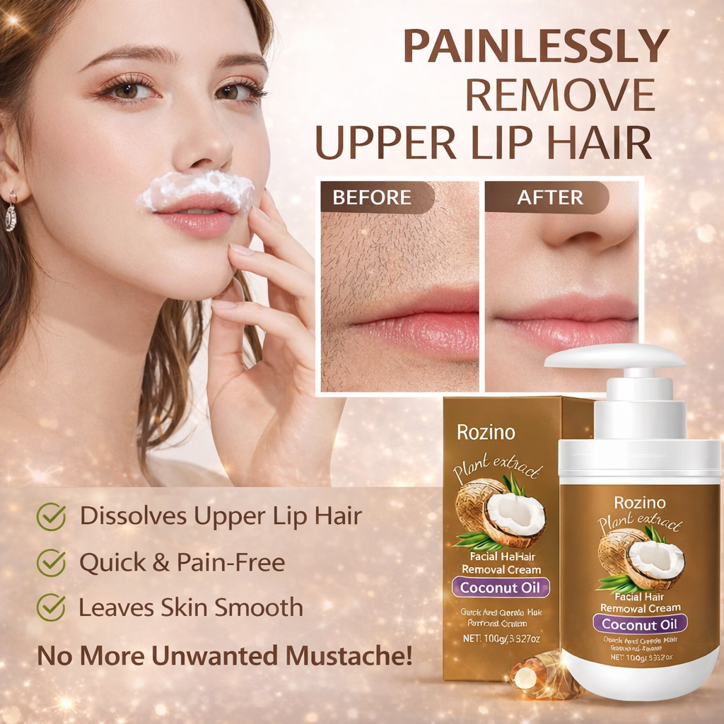 Coconut Depilatory Cream| Fast, Easy Hair Removal for Smooth, Soft-Feeling Skin-A