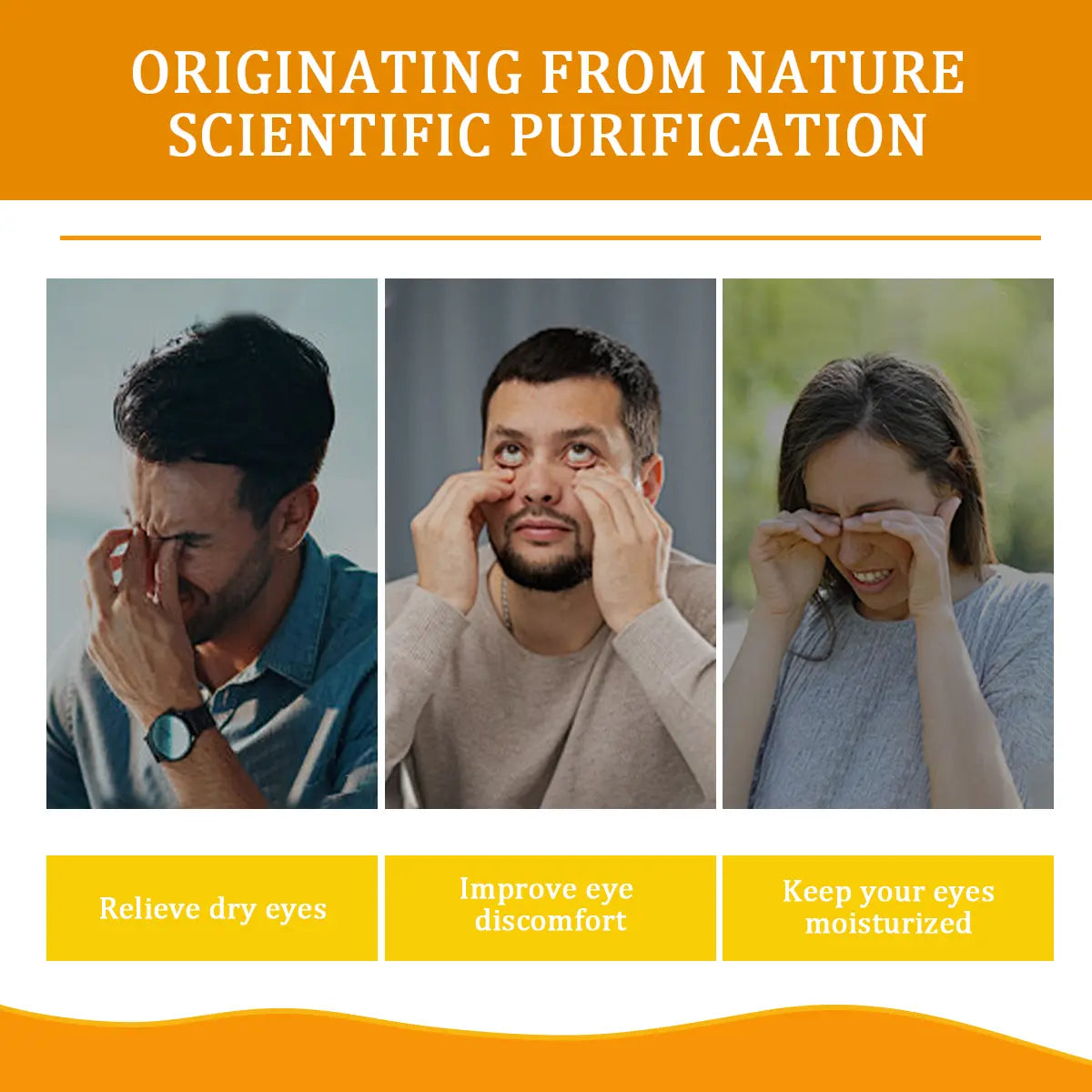 【FallFreshness】Ximonth Jimerito Honey For Eyes, Refreshing, Moisturizing And Soothing Eye Drops For Dry And Astringent Eyes-A