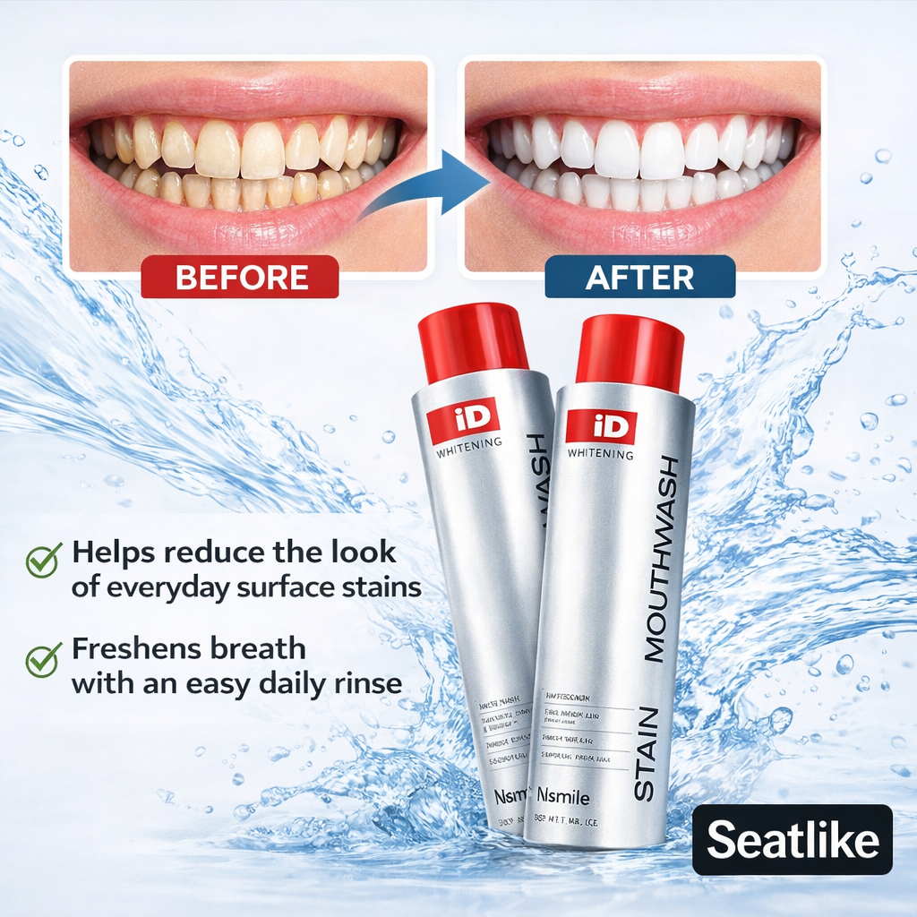 Whitening Mouthwash | Fresh Breath & Brighter-Looking Smile-A