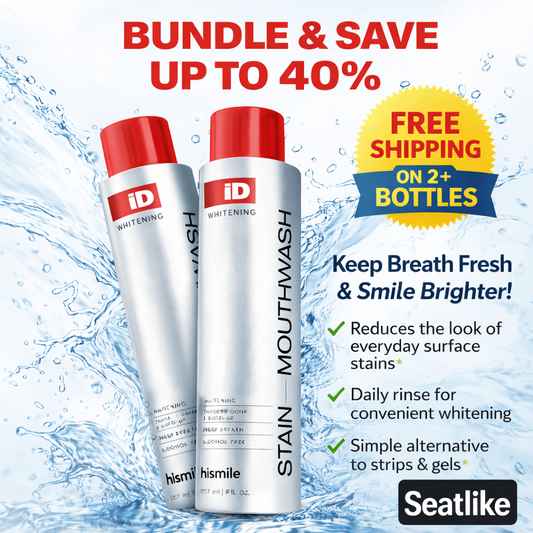 Whitening Mouthwash | Fresh Breath & Brighter-Looking Smile-A